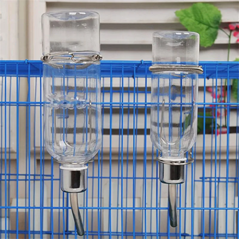 

Plastic Hamster Drinker Water Bottle Dispenser Feeder Hanging Pet Dog Guinea Pig Squirrel Rabbit Cage Hanging Bottle Feeder