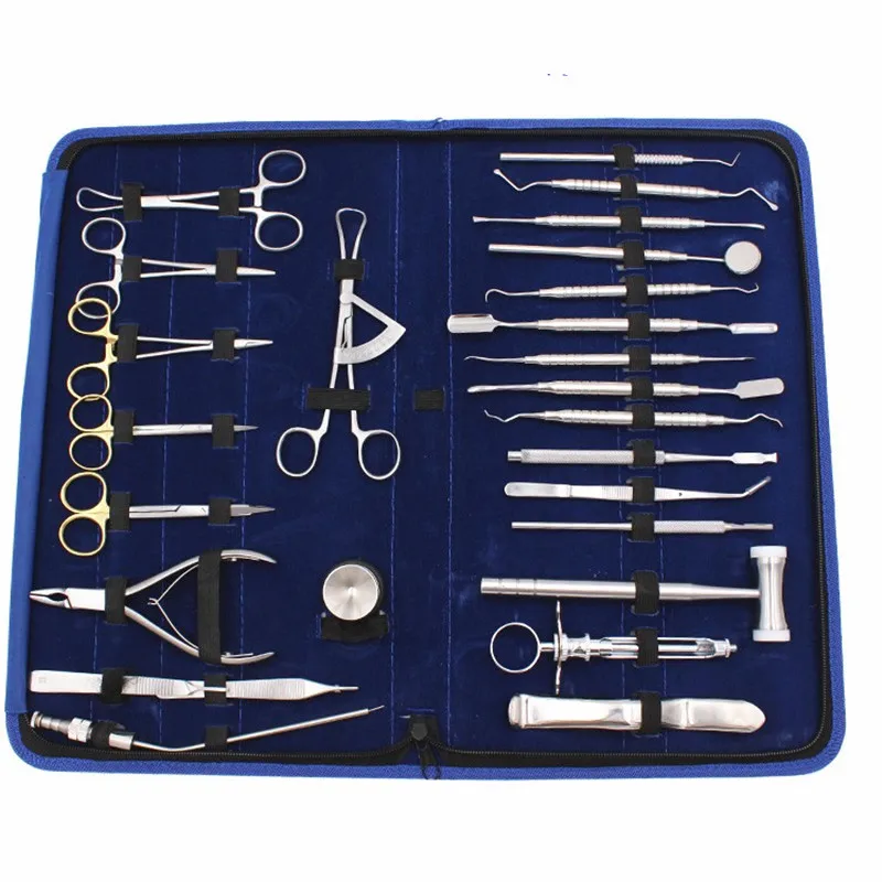 26 pcs/set High Quality Dental Planting set Dental Implant kit Stainless steel Instrument Dentist Surgical Tool