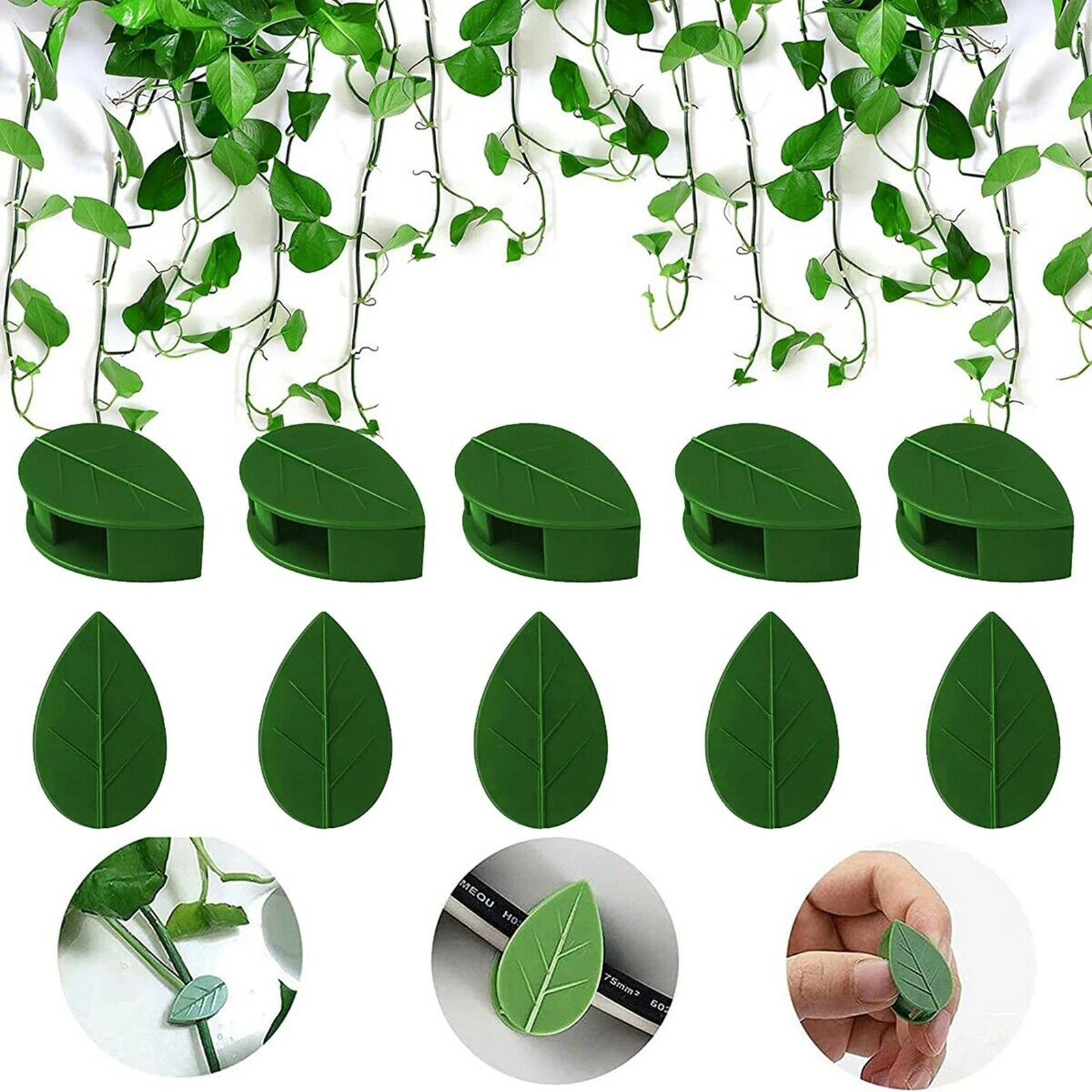 Зажим для крепления растений самоклеящийся крепеж подъема Пряжка лозы крючок