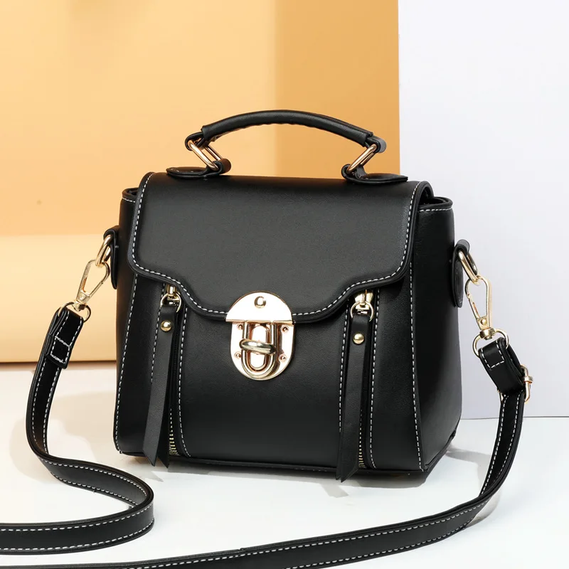 

Fashion Classic Retro Premium Texture Ladies Pure Color Handbag 2021 New Commuter All-match Single Shoulder Messenger Bag Bolso