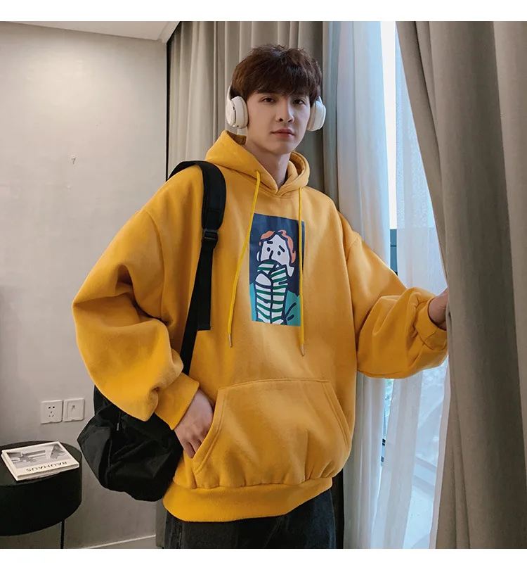 

ZOGAA New Men's Pullover Round Neck Sweatshirt Sportswear Warmth Men's Printing Harajuku Casual Streetwear Sweatshirt Jacket Top