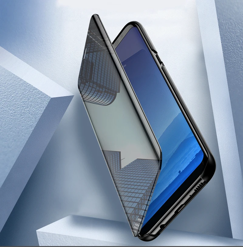 Умный зеркальный флип-чехол huawei mate 30 20 P20 P30 Lite Pro P10 P9 Plus 10 9 чехол для телефона