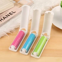 portable sticky scratching pet hair lint remover for clothing reusable sweater dog cat cleaning brushes foldable roller tools