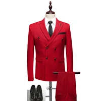 elegant red suits mens velvet luxury suits for mens groom wedding velour suits gentlemen dress 2 pcs flannel green burgundy