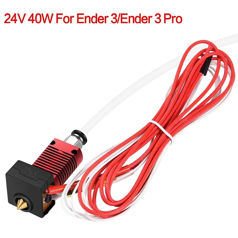 

Creality 3D Upgrades Parts Assembled Extruder Hotend with Capricorn Bowden PTFE Tubing for Creality Ender 3/Ender 3 Pro