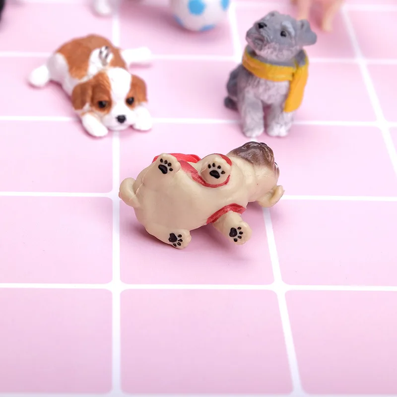 Мультфильм милые животные DIY панда котенок собака брелок Смола кулон аксессуары