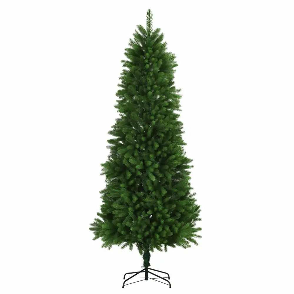 Artificial Green Christmas Tree 240cm with 1560Pine Branches Flame-retardant PVC Material Fir Metal Tripod | Дом и сад
