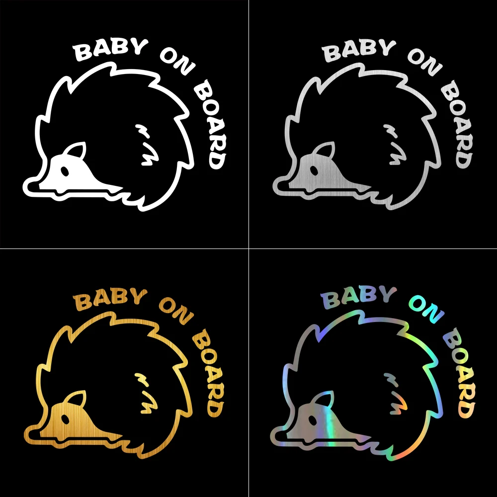 Стикер для автомобиля Ежик Паук олень рыба наклейки геккон на автомобиль