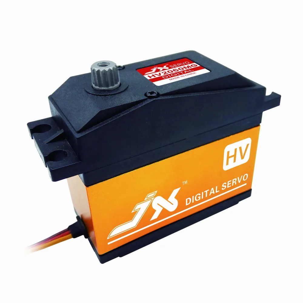 Новое поступление JX Servo PDI-HV2060MG 60 кг цифровой сервопривод с высоким крутящим