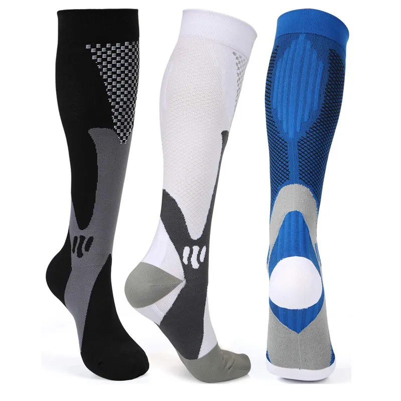 

Anti Fatigue Women Men Sport Running Flight Travel Compression Socks Tired Anti Varicose Veins Stockings For Men Women Travel