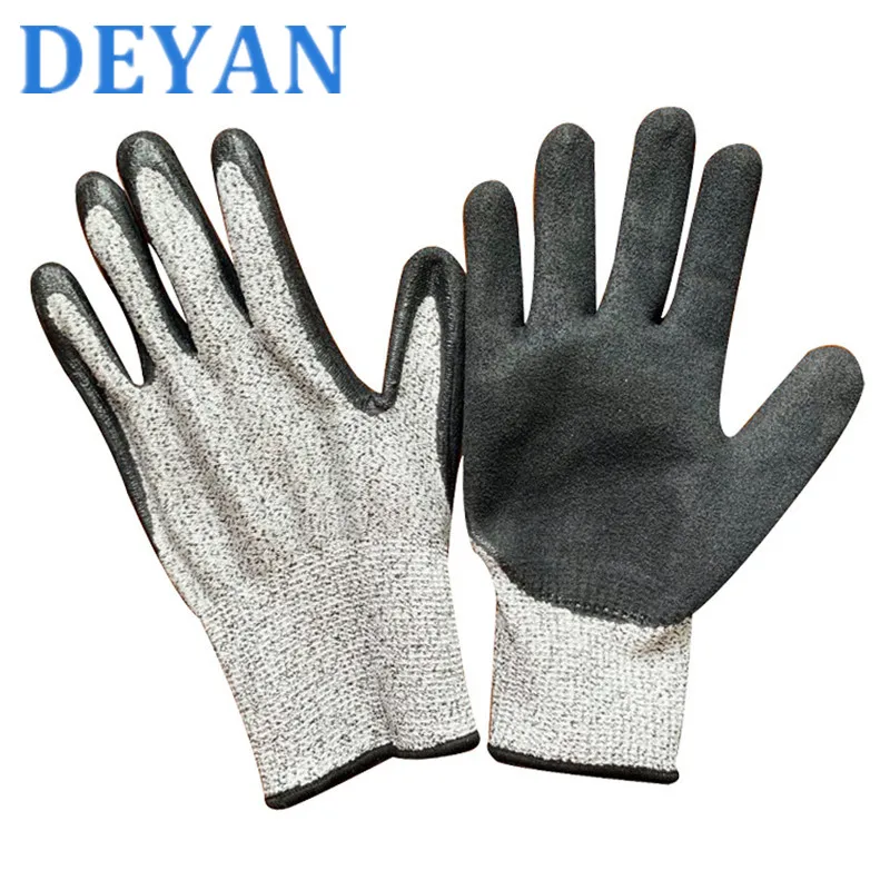 HPPE Anti-Cut Gloves Wear Resistant Cut Industrial Anti Stab Working Protection | Безопасность и защита