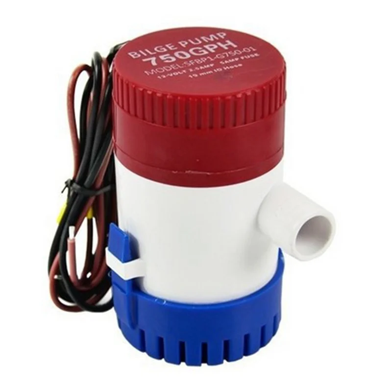 

1100GPH 12V Electric Water Pump Marine Submersible Bilge Sump Water Pump with Automatic Control Switch Combination Set for Boat