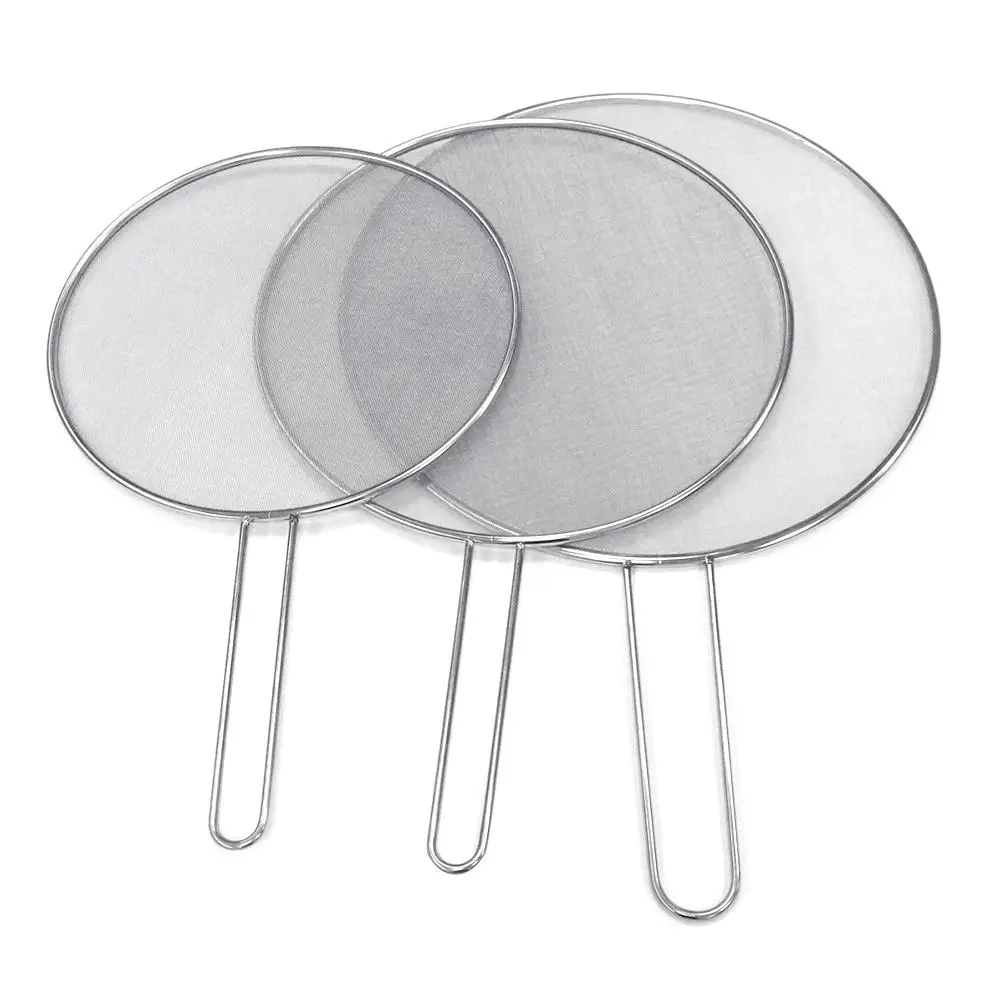 Разбрызгиватель масла из нержавеющей стали 25/29/33 см защита от проливания крышки