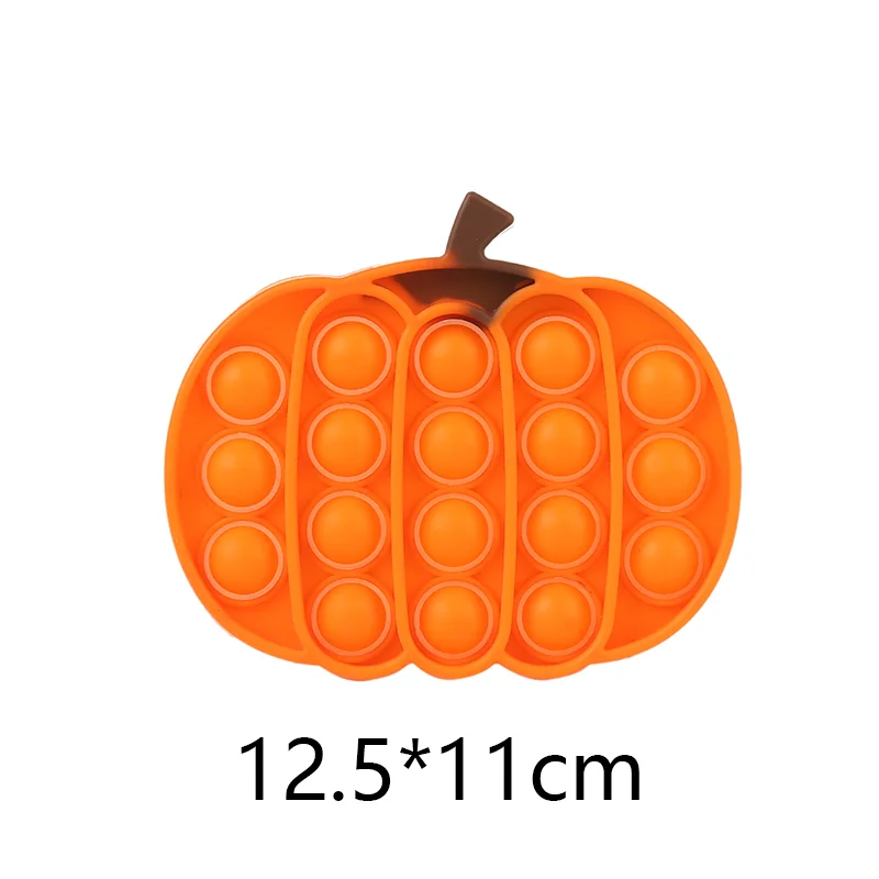 

Halloween Toy Pop it Pumpkin Theme Adult Decompression Puzzle Press Toy Rainbow Desktop Decompression Puzzle Toy Press Toy Popit
