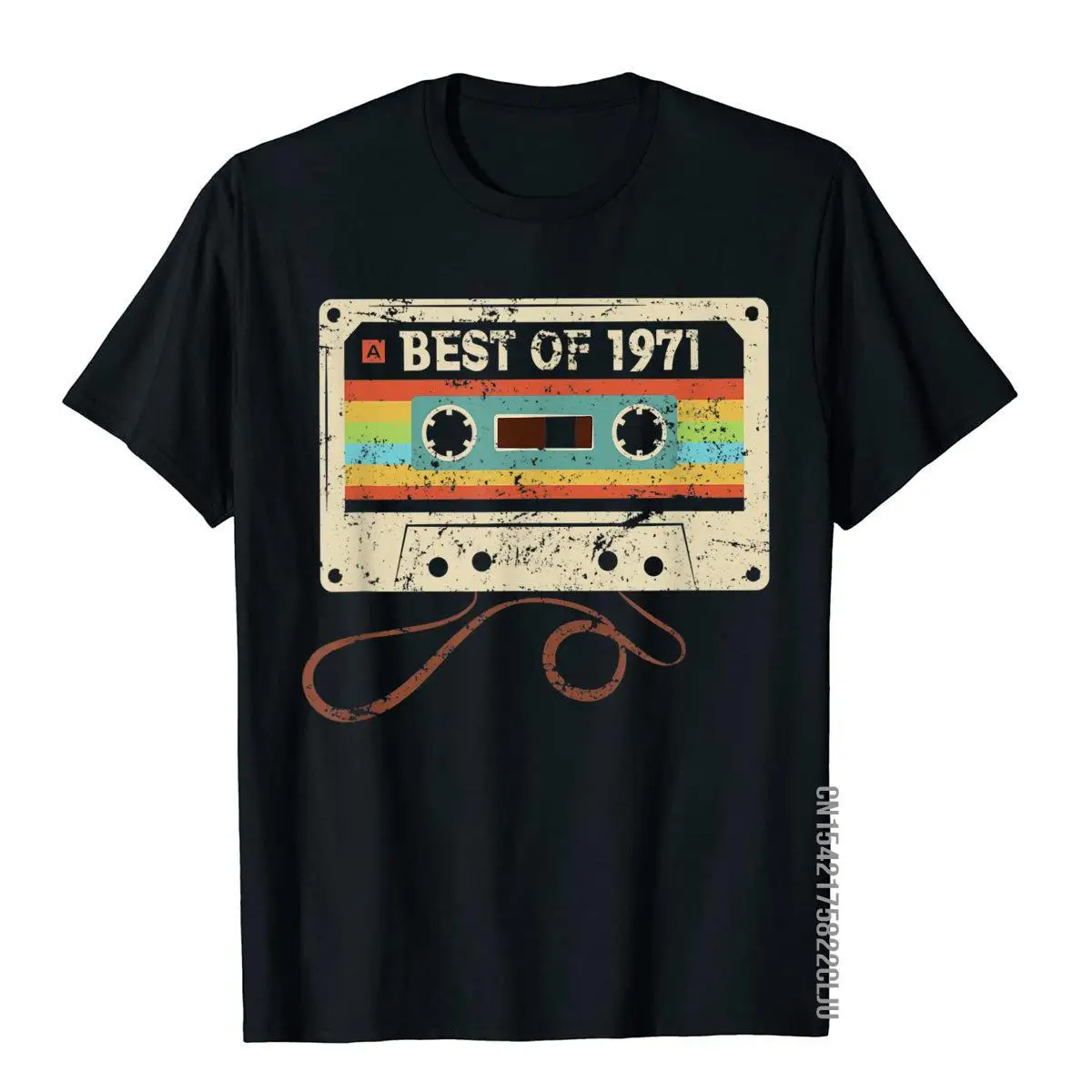 

Best Of 1971 Cool Vintage 50th Birthday Gift For Men Women T-Shirt Mens New Design Gift Tops Shirt Cotton T Shirts Outdoor