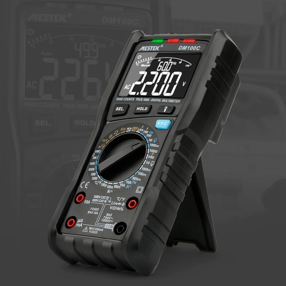 Цифровой мини мультиметр измеритель истинных среднеквадратичных значений