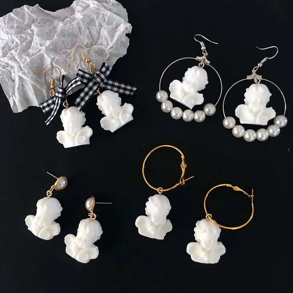 Женские серьги-подвески в стиле Харадзюку креативные милые серьги-капельки