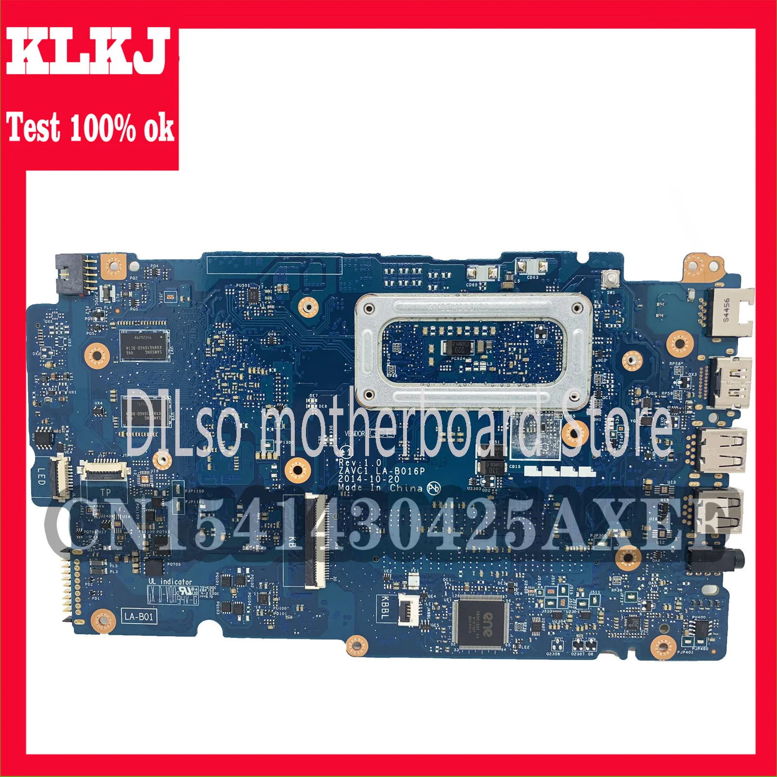 

KLKJ 5548 Motherboard For Dell Inspiron 5448 5547 Laptop Motherboard I3-5005U CPU R7-M265 2G LA-B016P REV:1.0 Mainrboard Test