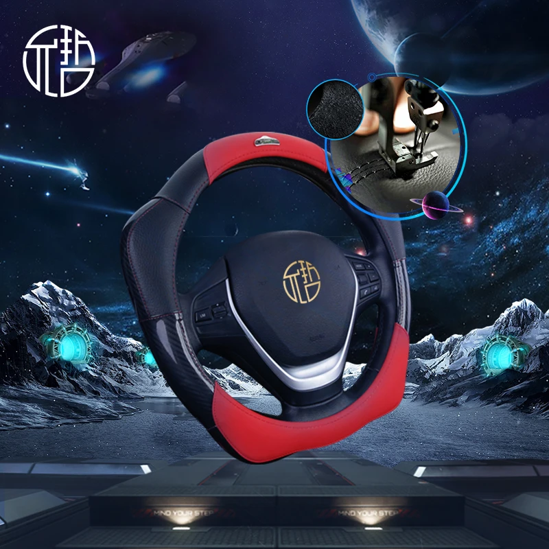 

Fashion Design Universal Ooe-hand Operation Car Steering Wheel Cover Four Coner Help Turning Auto Vicheal Wheel Cover