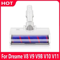 electric brush head suction head roller brush for dreame v8v9v9bv10v11 accessories handheld vacuum cleaner led spare parts