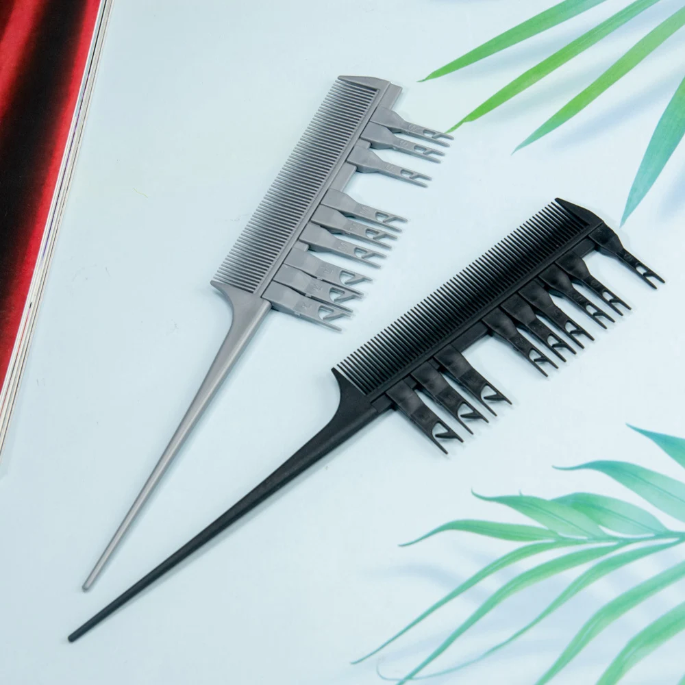 1 шт. Съемная раскраска для волос расческа Антистатическая выгиба щетка салона