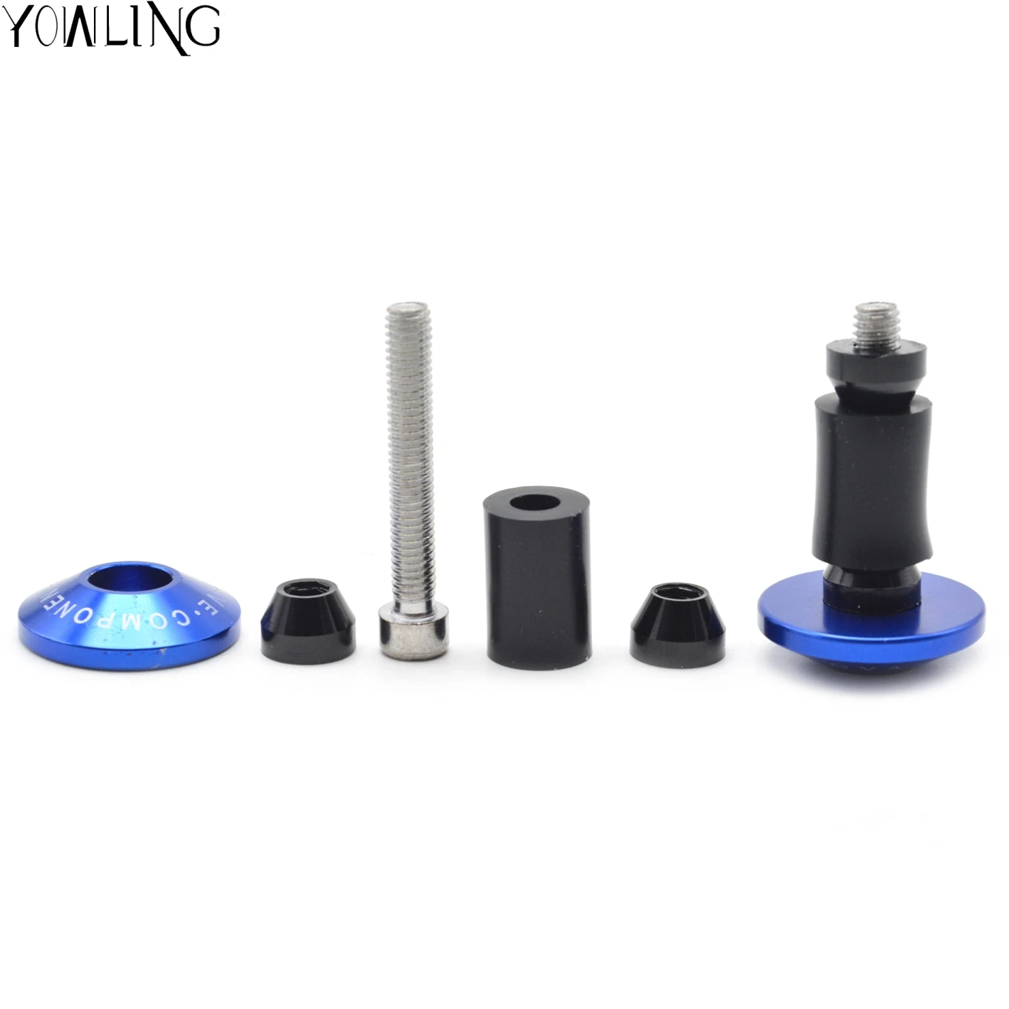 Наконечники Руля Мотоцикла 7/8 дюйма 22 наконечники Для honda Kawasaki ZX6R ZX7R ZX10R ZX14R NINJA650R