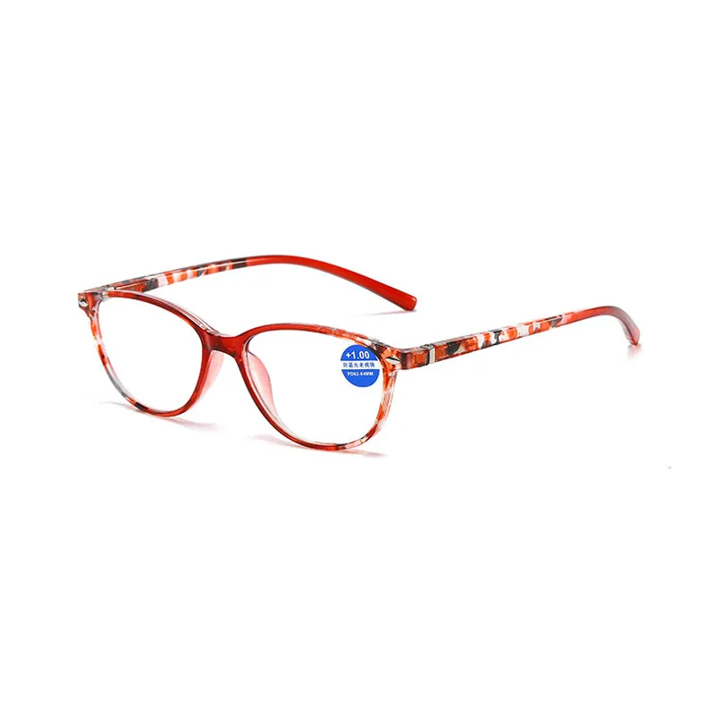 

Seemfly Classic Anti Blue Light Reading Glasses Fashion Printing Spring Legs Presbyopic Eyeglasses Goggle Diopter +1.0 To +4.0