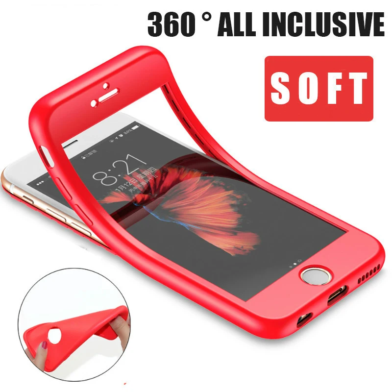 360 Full Body Cover Silicone Case for Huawei P Smart P20 Pro P10 P8 P9 Lite 2017 Honor 10 9 8 7A 7C Y9 Y6 Y5 2018 Cases | Мобильные