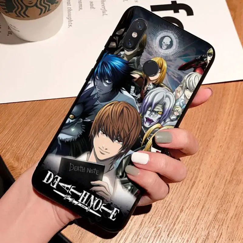 

Death Note Ryuk kira Phone Case For Xiaomi Redmi 7 8 9t a3 9se k20 mi8 max3 lite 9 note 9s 10 pro