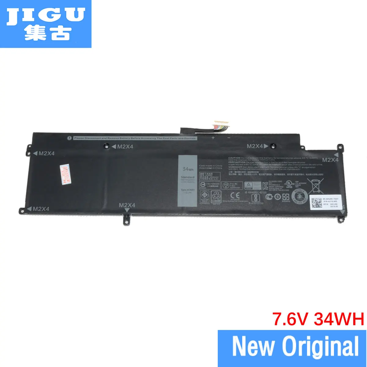 

JIGU 7.6V 34WH WY7CG XCNR3 Original Laptop Battery For DELL For Latitude 13 7370 13 E7370