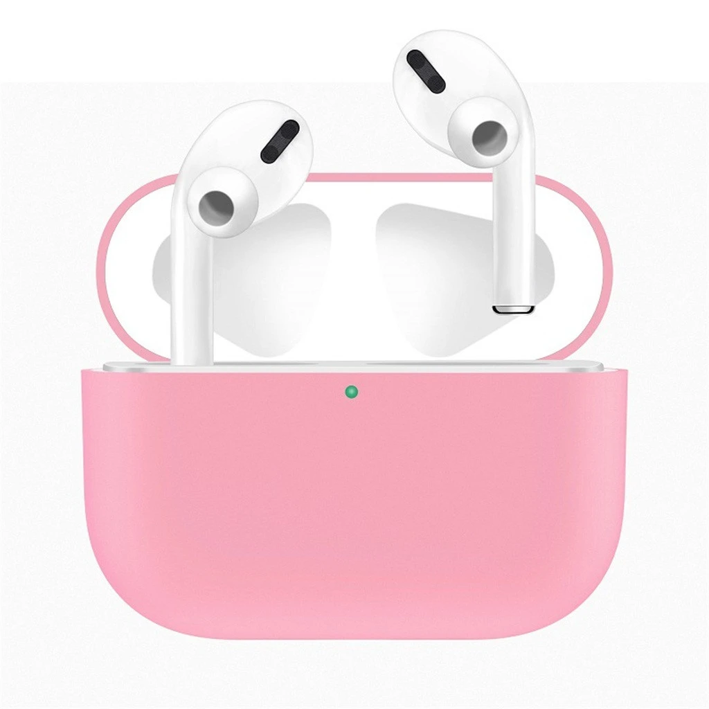 Для Airpods Pro зарядный чехол Ультратонкий силиконовый Видимый передний