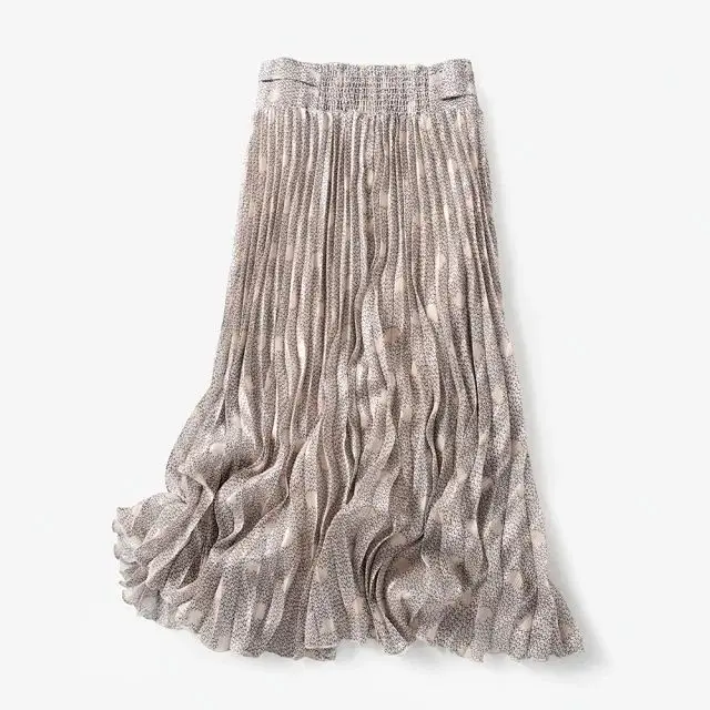 

Женская плиссированная юбка с принтом, новая модель 2020 года