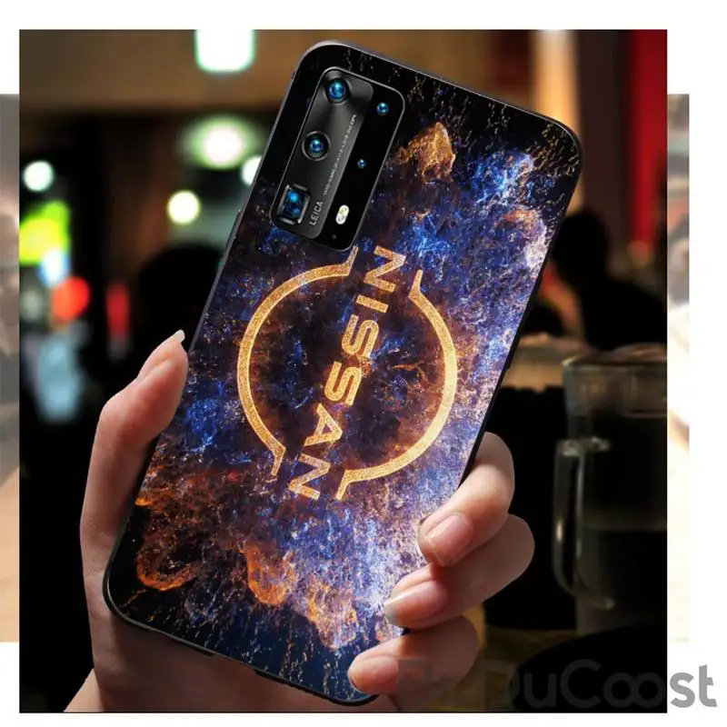 

nissan car logo Phone Case for huawei P40 pro lite P8 P9 P10 P20 P30 psmart 2019 2017 2018