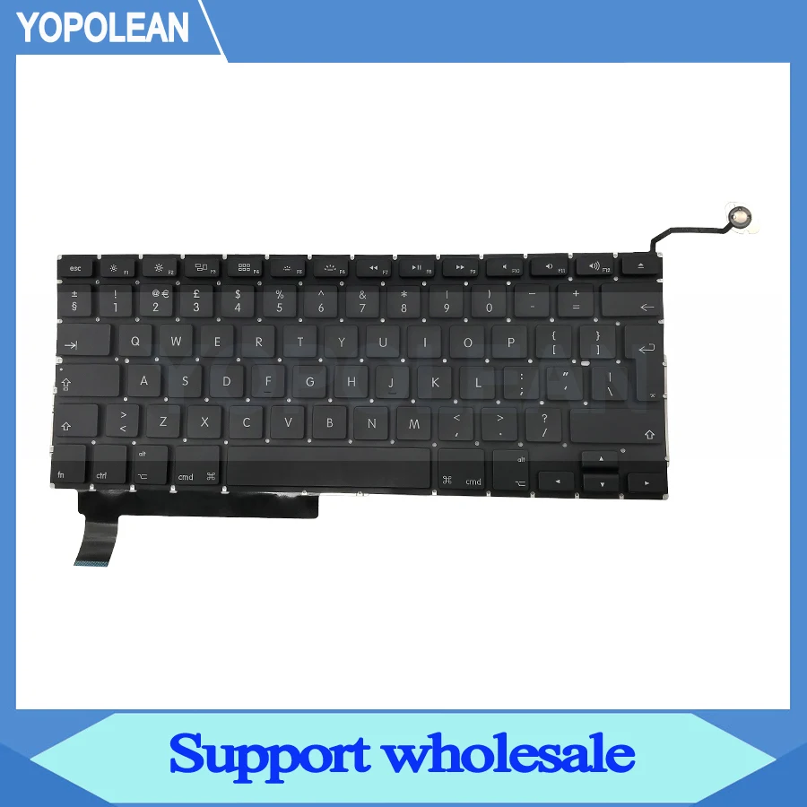 3 шт./лот британский английский Клавиатура для ноутбука MacBook Pro моноблок 15 &quotA1286 2009