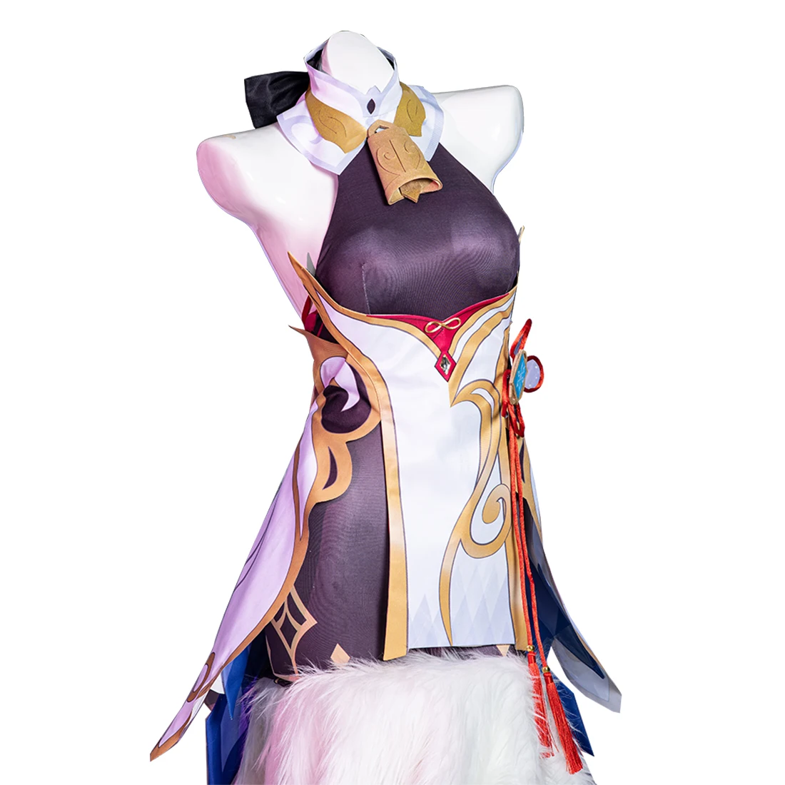 

Genshin Impact Cosplay Costume Ganyu Cosplay Outfit with Wig - XL