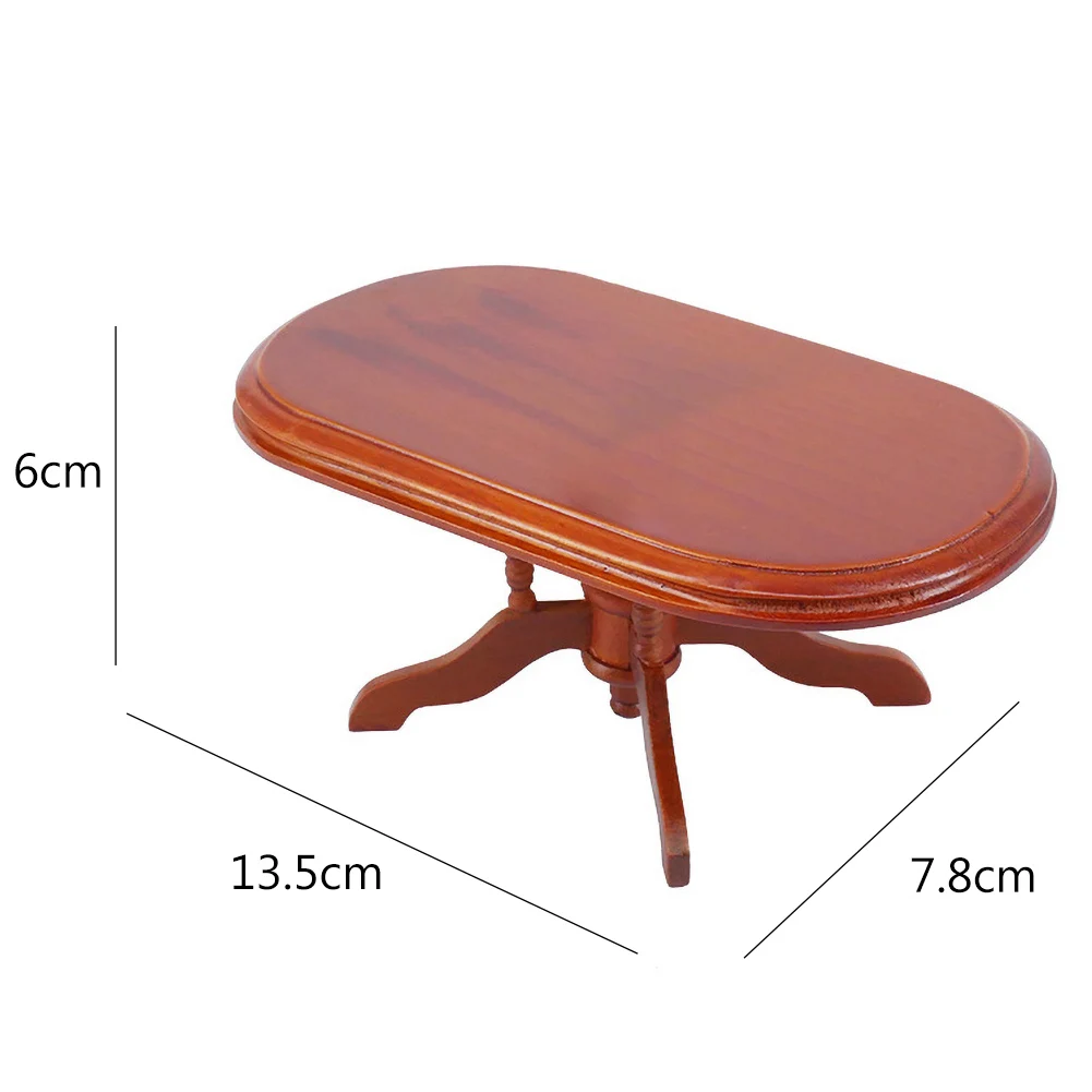

1/12 Doll House Miniature Simulation Dining Table Furniture Model DIY Accessory