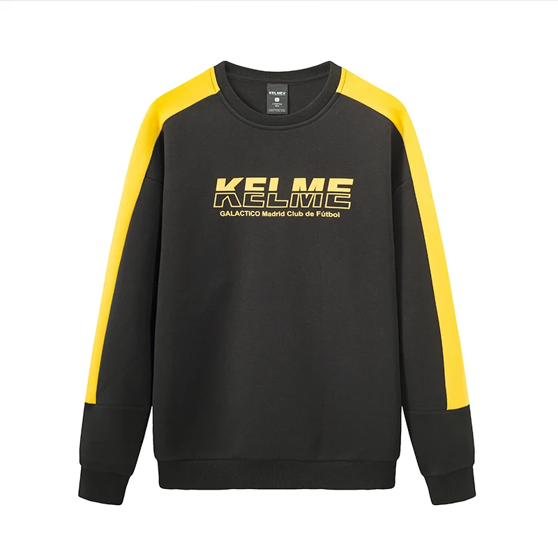 KELME мужская толстовка с круглым вырезом мужские полосатые толстовки Японская