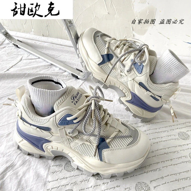 

Женские сетчатые дышащие кроссовки, модная Новая женская обувь, Весенняя прогулочная обувь с вулканизированной подошвой, удобная повседне...