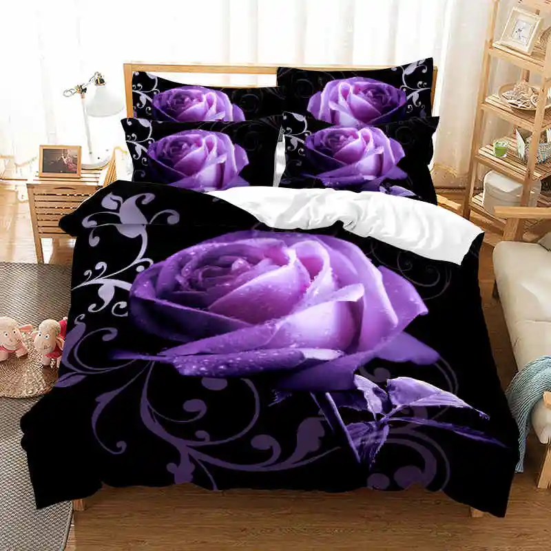 

Bedding Sets Universe Outer Space Themed Bed Linen 3D Duvet Cover 2pcs/3pcs Single Double Size Bedding Set
