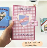 sharkbang a6 binder notebook photo album diy journal agenda 3 inch photocards organizer collect book gift school stationery