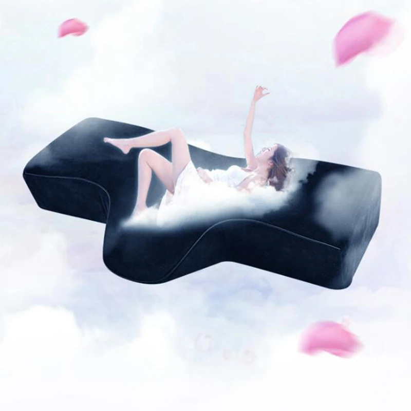 Эргономичный пены памяти средства ухода за кожей шеи ресниц подушка на шею для