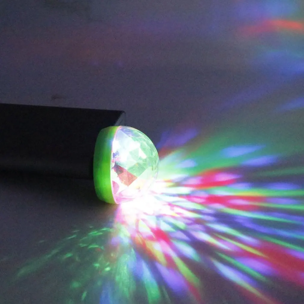 Мини USB СВЕТОДИОДНЫЙ диско этапа светильник Портативный Семья вечерние