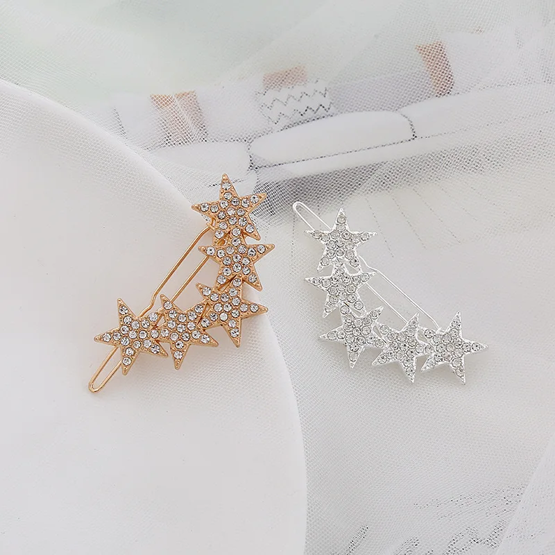

Pearl rhinestone hairpin clip South Korea ins net red female bangs girl temperament word clip side clip hairpin headdress