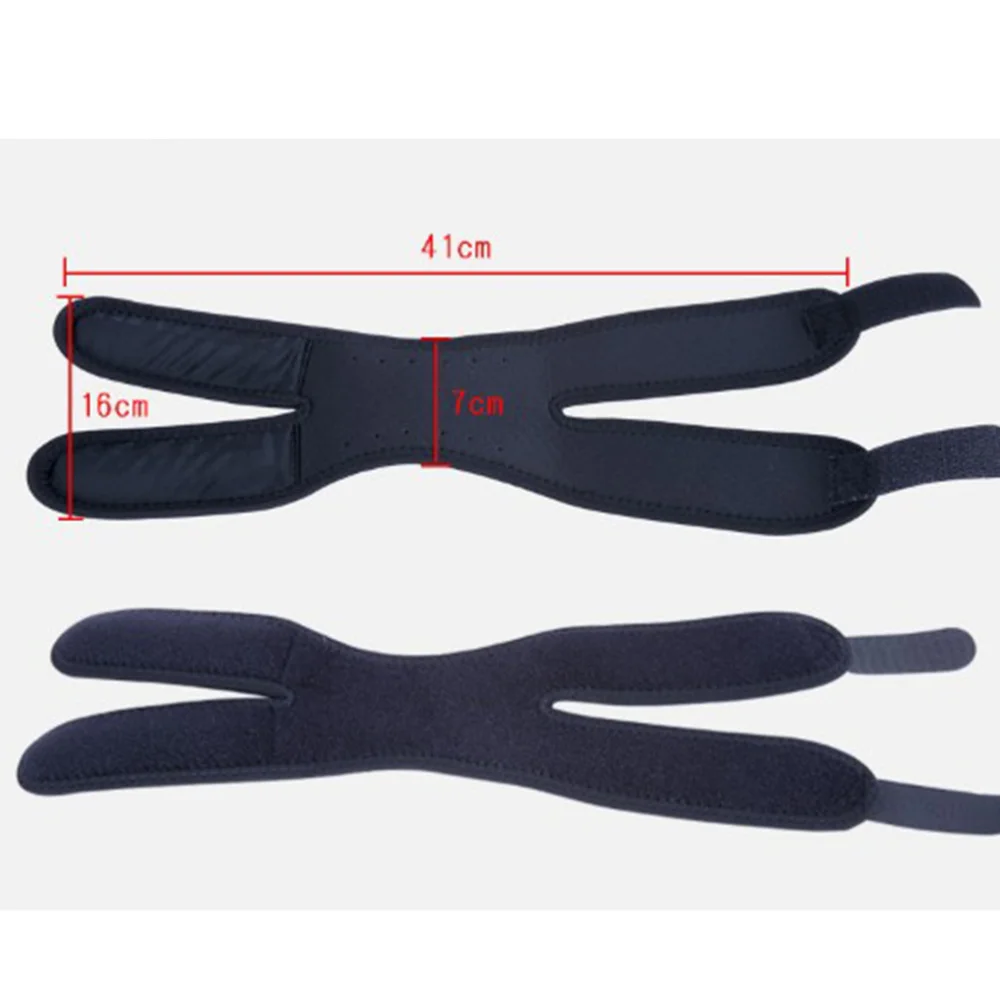 

Adjustable Patella Knee Strap for Running Basketball Hiking Meniscus Tear Pain Relief Sports Athletic Arthritis (Black)