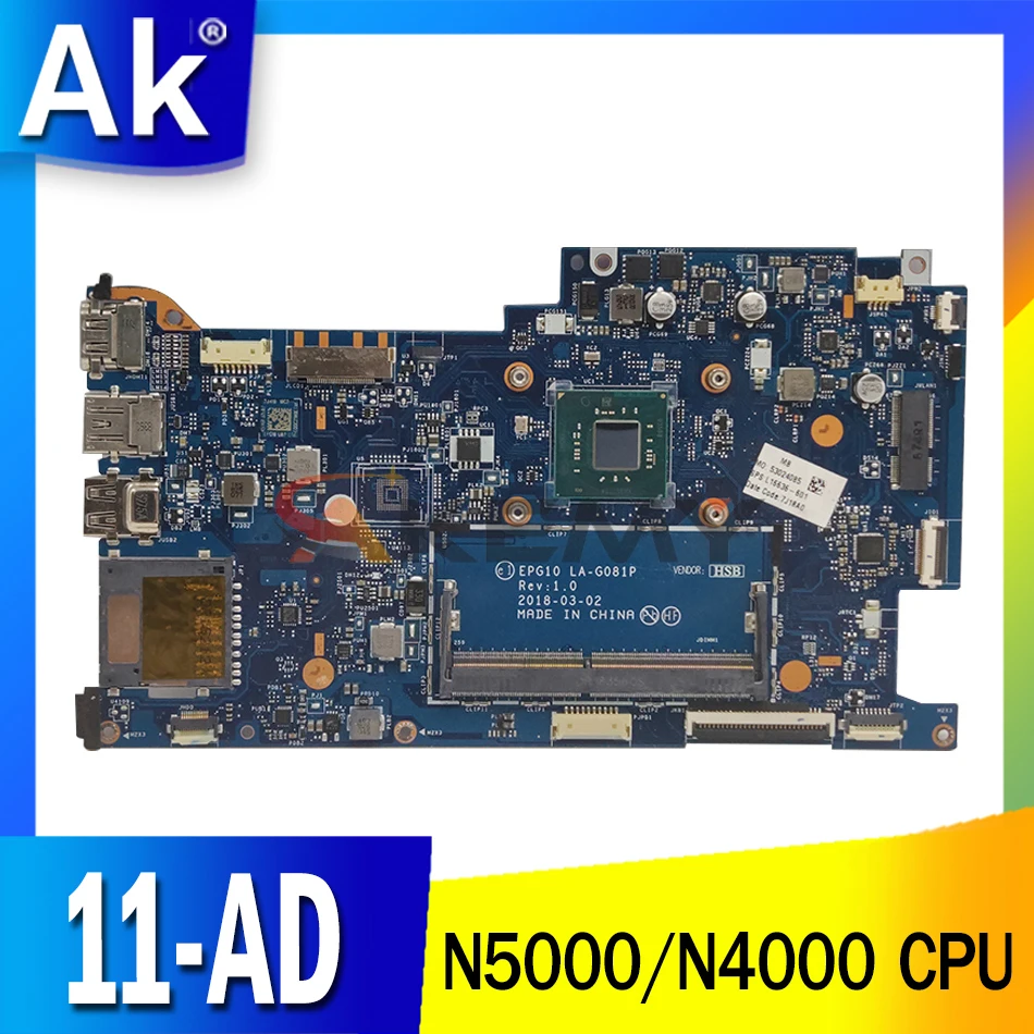 

11-AD 11-ADNF 11-ad102nf For HP Laptop motherboard mainboard W/ N5000 / N4000 CPU