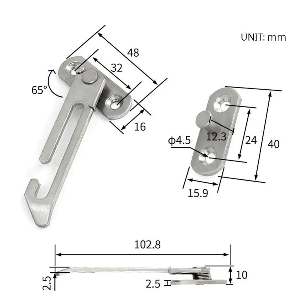 Window Stopper UPVC Restrictor Child Lock Safety Right Set Screws W/Fixing Catch S0X7 | Обустройство дома