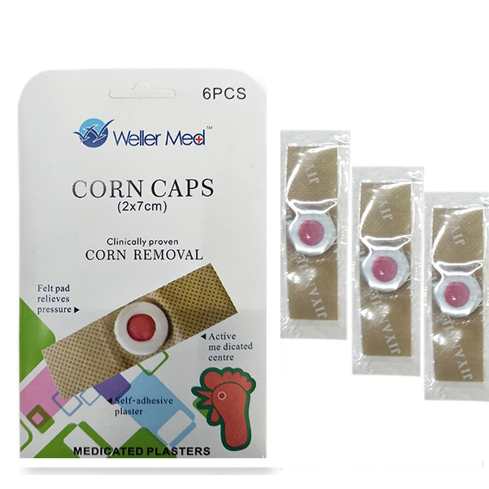 24 шт./лот ручная ножка кукуруза кокон наклейка традиционная медицинская для