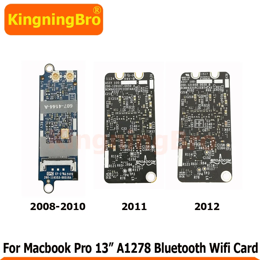 Оригинальная Bluetooth Wi Fi карта для Macbook Pro 13 &quotA1278 2008 2009 2010 2011 2012 лет|ЖК-экран
