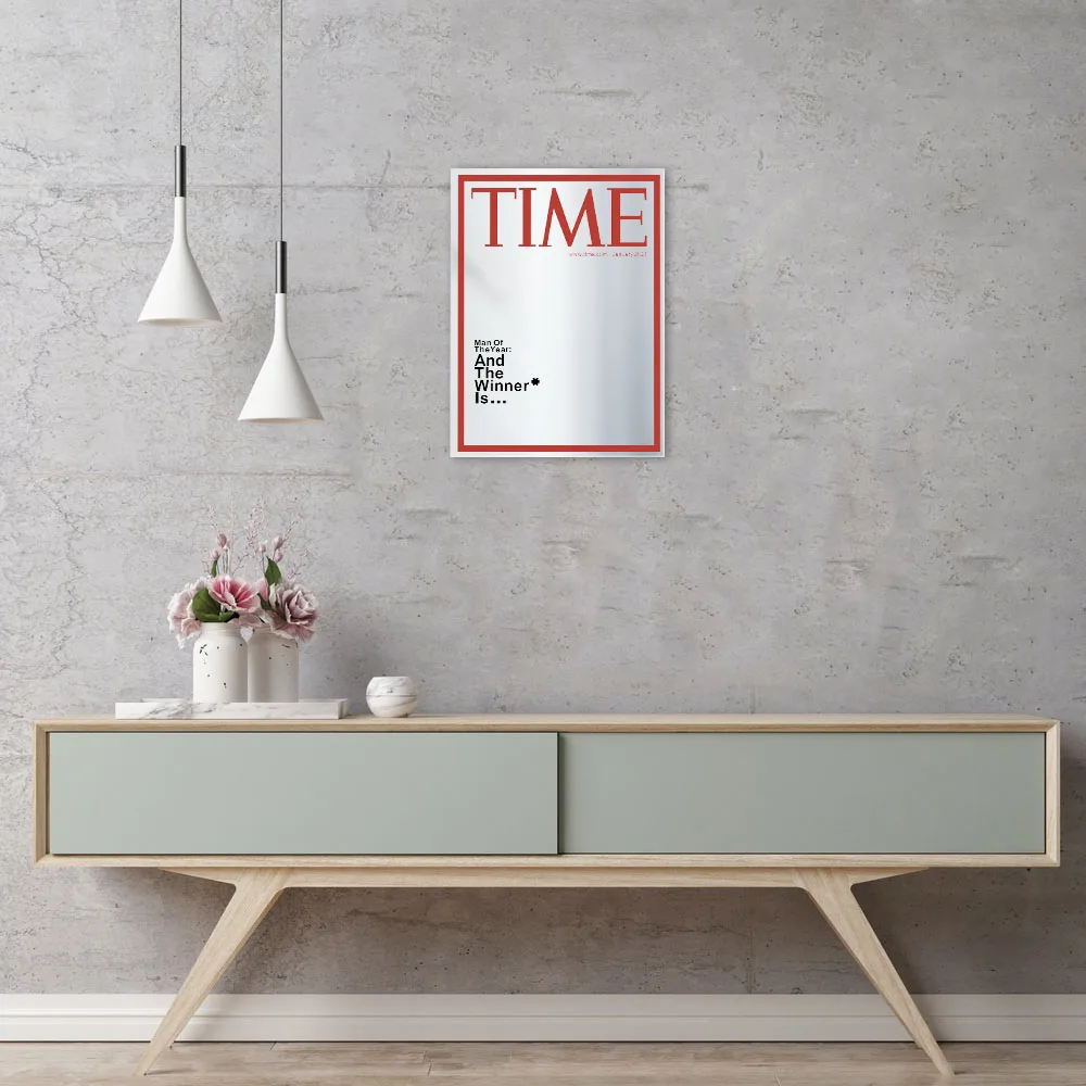 Время обложки журналов зеркало Человек года навесное спальня пещера на стену для