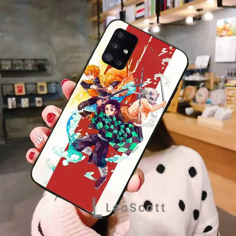 

Demon Slayer Anime Kimetsu No Yaiba Phone Case For Samsung A32 A51 A52 A71 A50 A12 A21S S10 S20 S21 Plus Fe Ultra